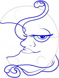 231x302 How To Draw A Crescent Moon Step 7 Drawings Moon