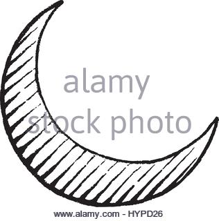 316x320 Crescent Moon Icon, Cartoon Style Stock Vector Art Amp Illustration