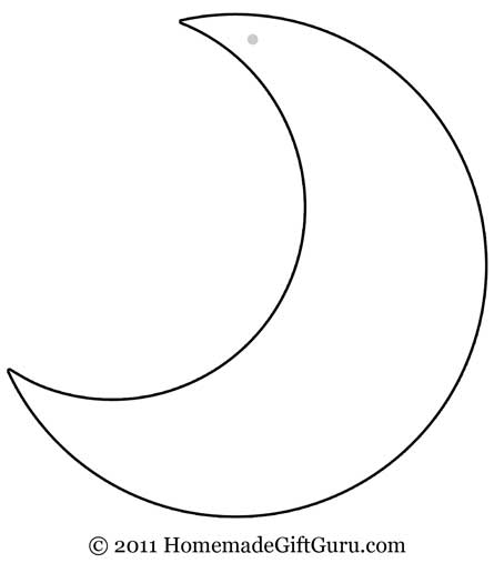 445x507 Amazing Crescent Moon Pencil Drawing