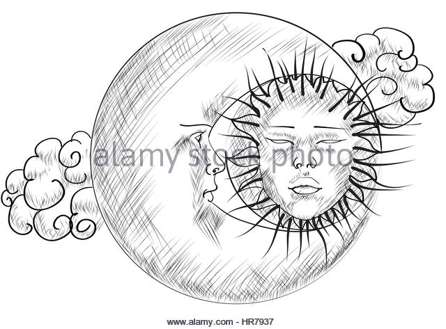 640x473 Moon Face Black And White Stock Photos Amp Images