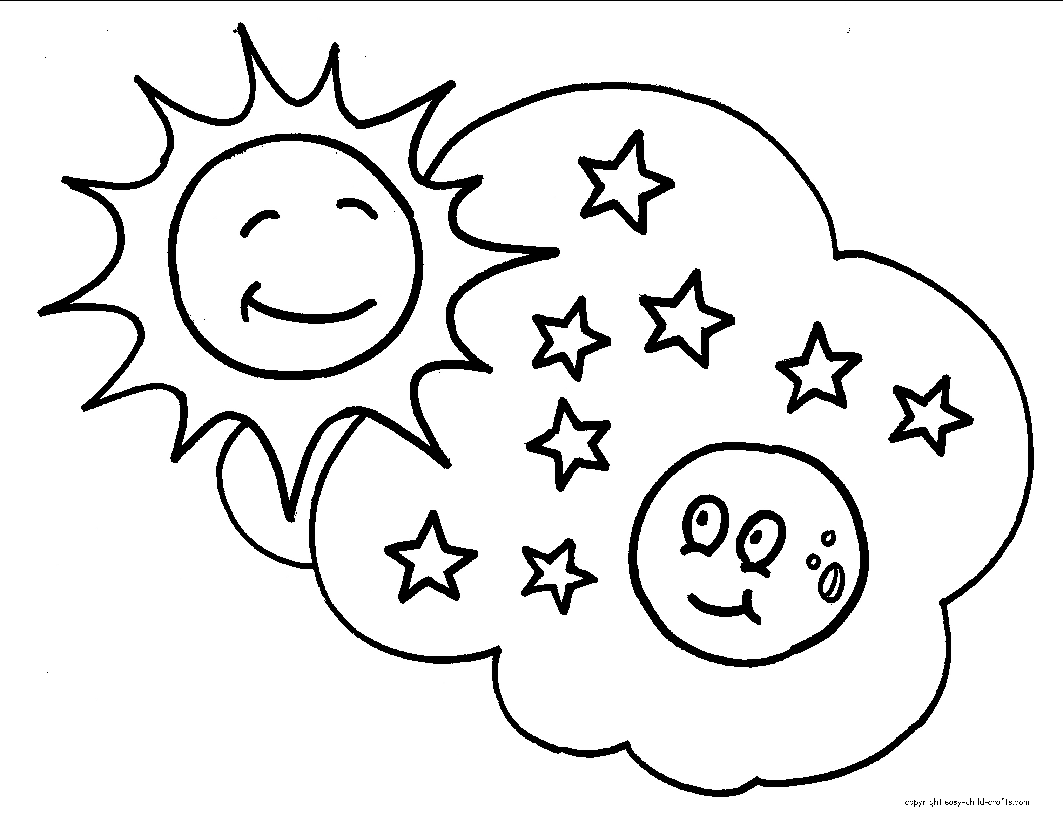 1063x830 Moon Clipart Coloring Book