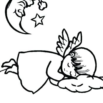 350x350 Crescent Moon Coloring Page Crescent Moon Coloring Pages Printable