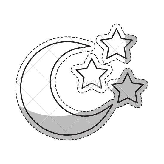 550x550 Crescent Moon Icon Image