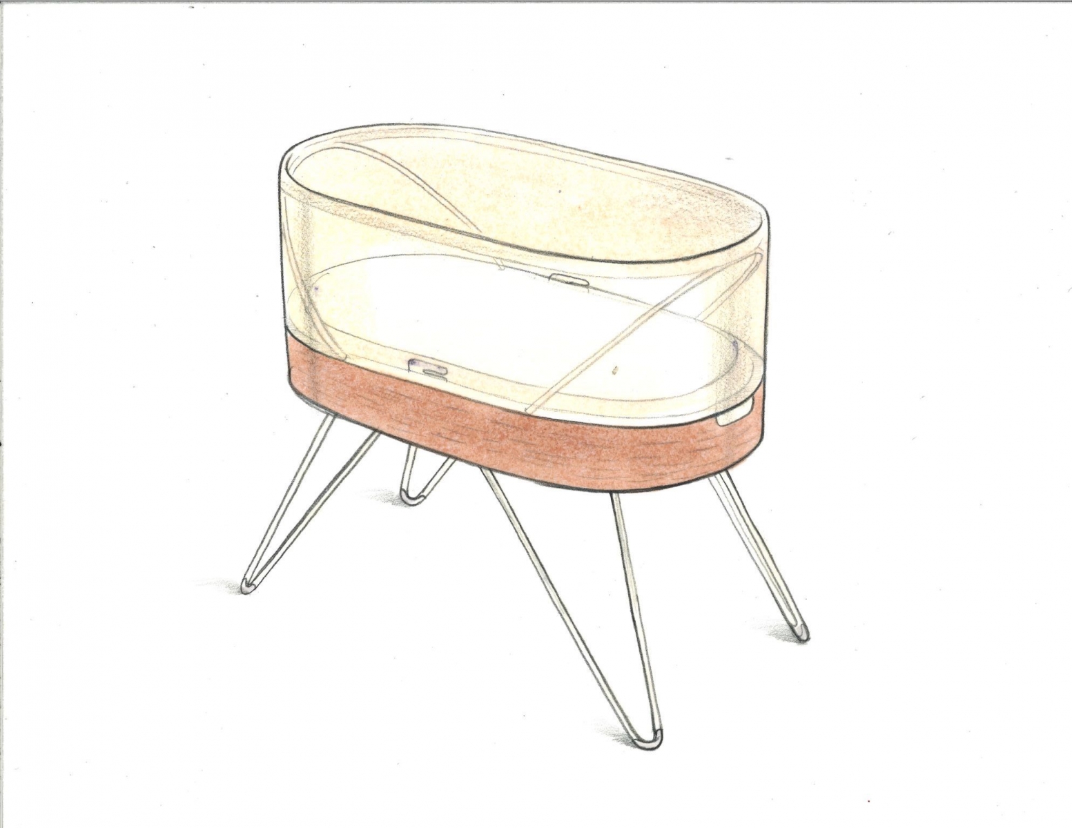 1553x1200 Yves Behar's Baby Crib Helps Infants Sleep Better