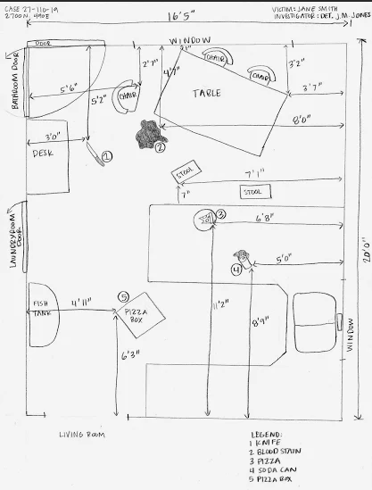 Crime Scene Drawing at GetDrawings | Free download