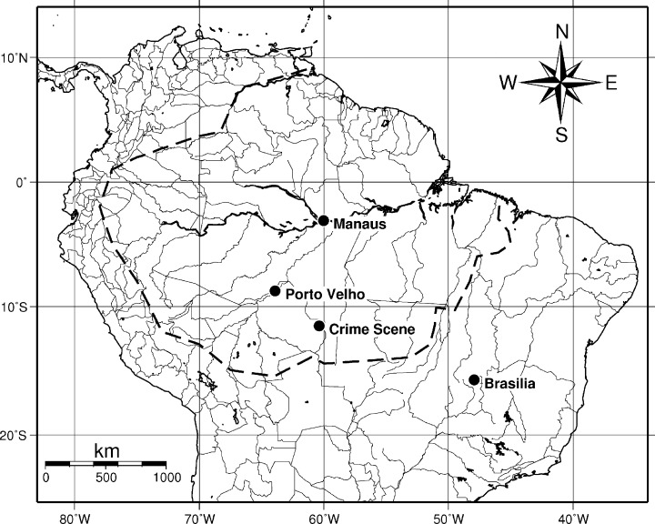 720x576 Location Of The Crime Scene And Other Localities Mentioned In This