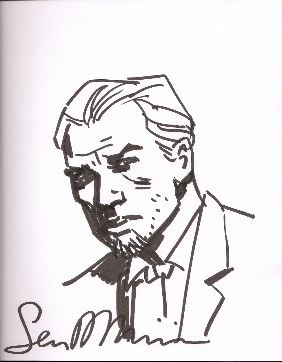 973x1250 Leo From Criminal, In Steel Of Hanzo's Sketch Book Comic Art