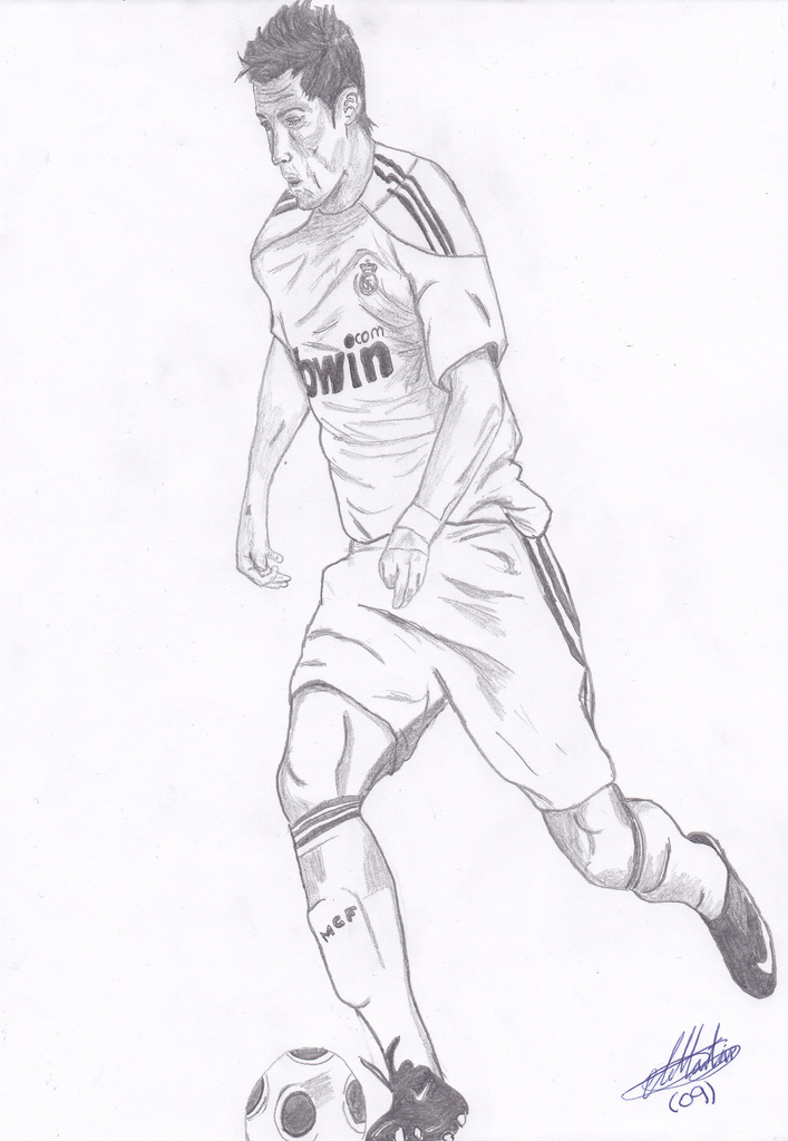 Cristiano Ronaldo Drawing at GetDrawings | Free download