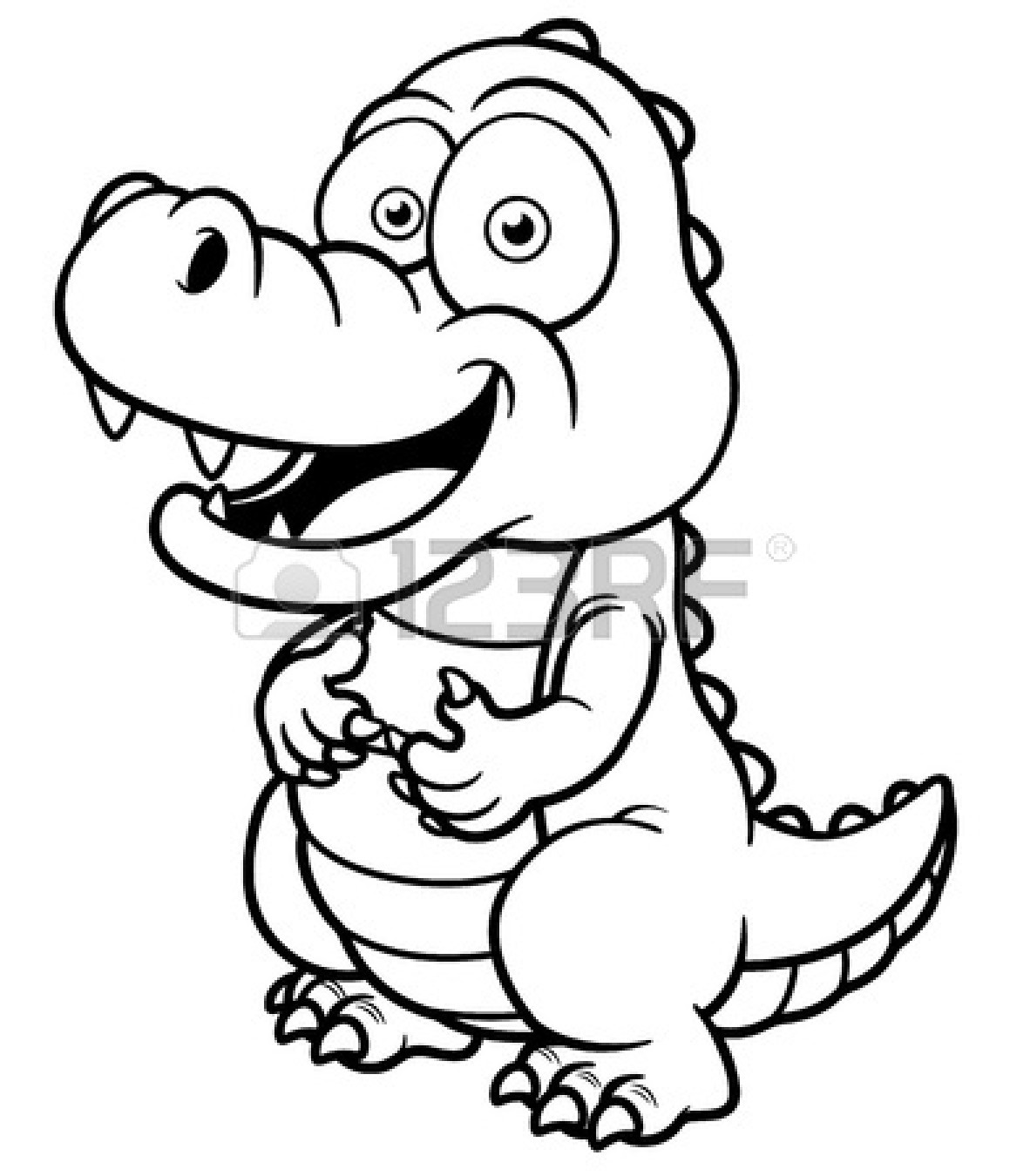 1182x1350 Crocodile Drawing Outline Clipart Panda