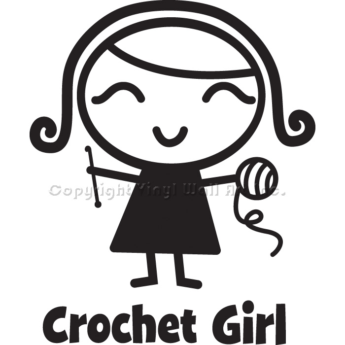 700x700 Girl Vinyl Car Decal