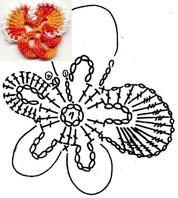 596x664 197 Best Irish Crochet Diagrams