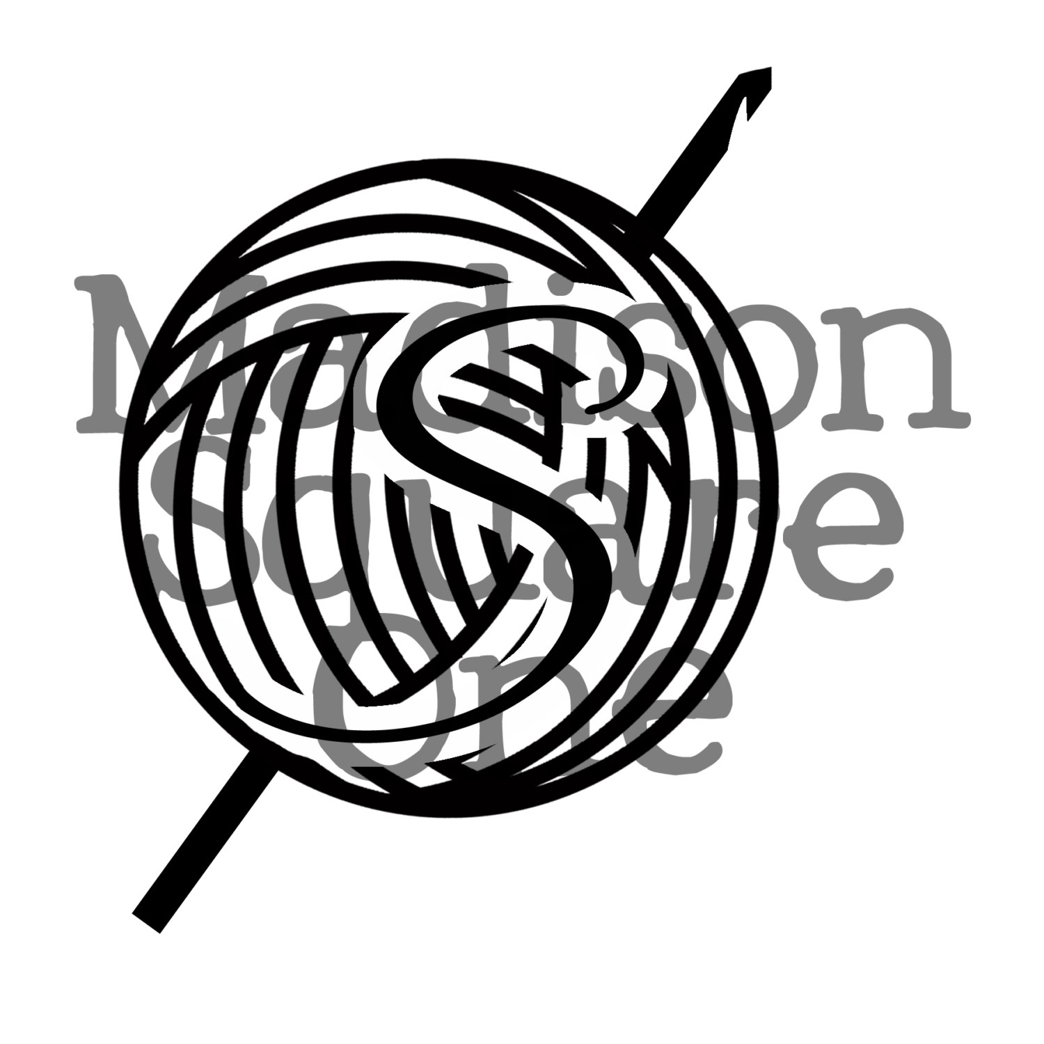 1500x1500 Yarn Ball Alphabet Svg Files With Crochet Hook