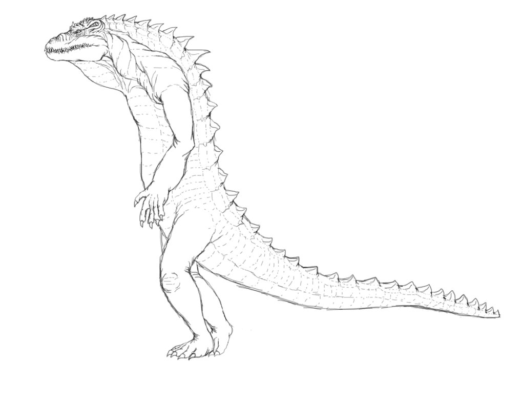 1021x782 Subject 7 Crocodile Man By Redspets