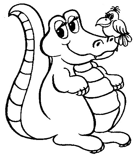 456x535 Coloring Pictures Of Crocodile