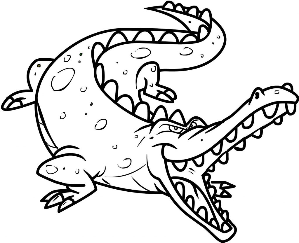 1024x833 Crocodile Coloring Pages To Print Coloring Page For Kids
