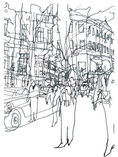 450x597 25 Best Contour Images On Contour Drawings, Outline