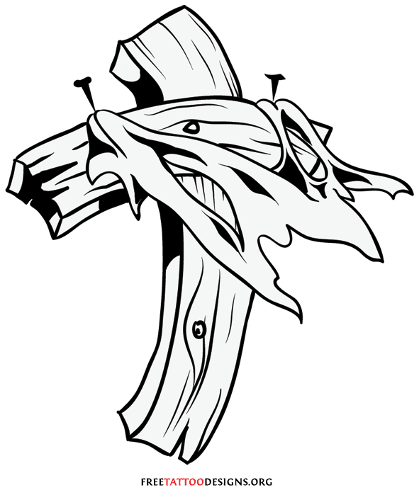 591x699 Cross Tattoo Gallery