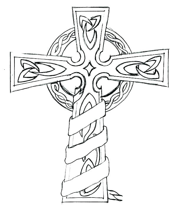 600x710 Free Printable Cross Coloring Pages Ideas About Pictures