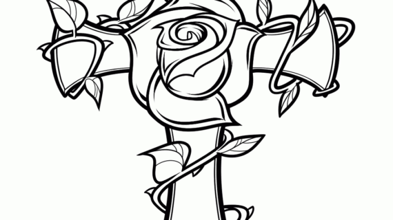 570x320 How Draw A Cool Rose How