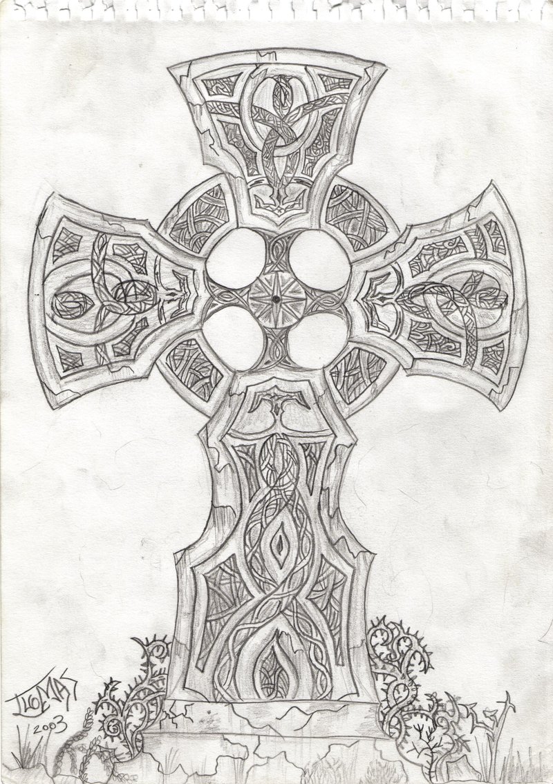 800x1135 Celtic Cross By Overi