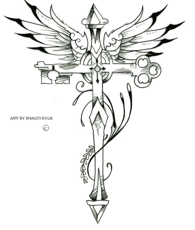824x969 Key Cross By Shaun Kyle