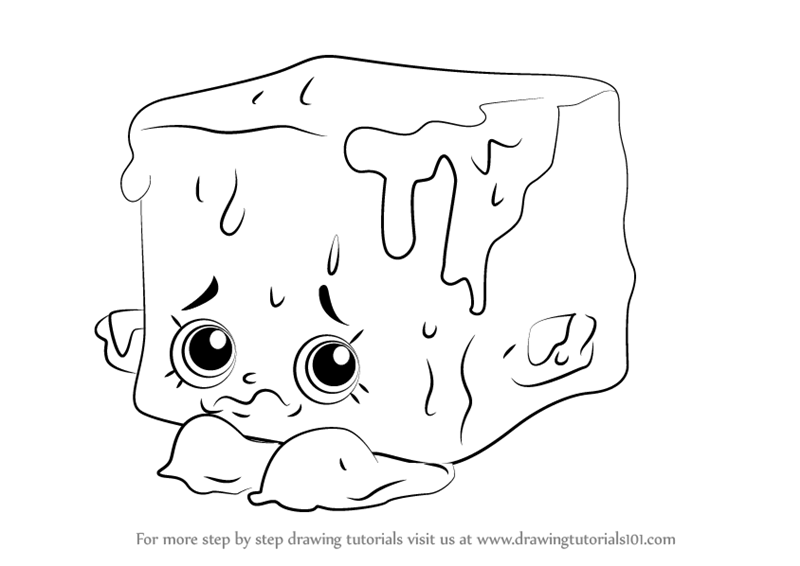 800x566 Learn How To Draw Cool Cube From Shopkins (Shopkins) Step By Step