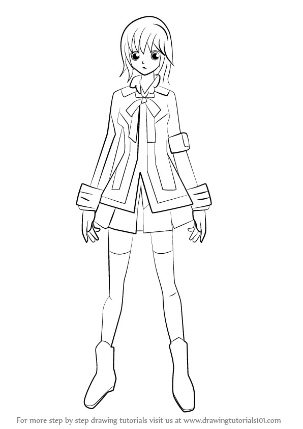 596x842 Learn How To Draw Yuki Cross From Vampire Knight (Vampire Knight