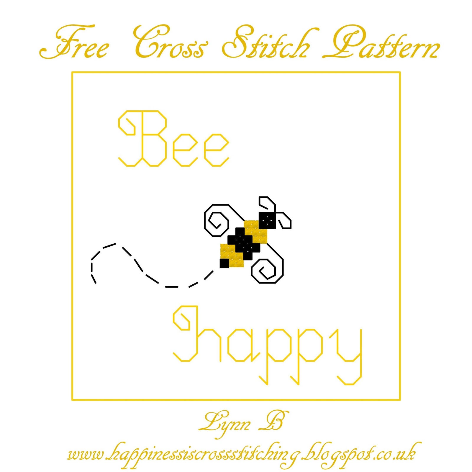 1600x1600 Happiness Is Cross Stitching Friday Freebie Summer Pattern