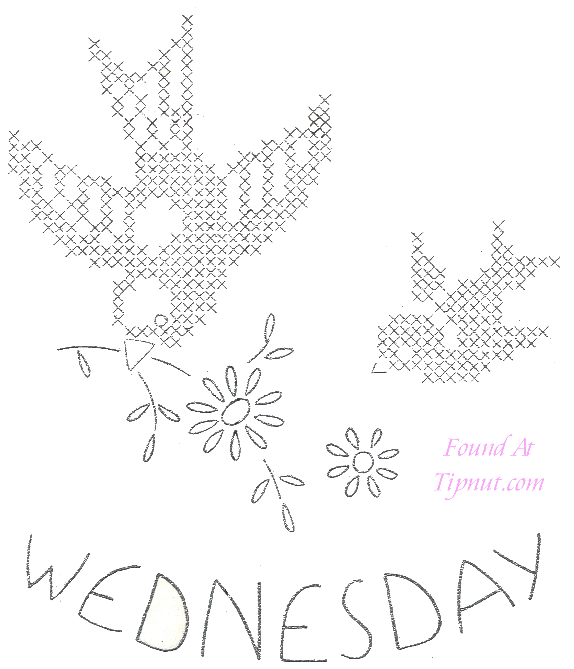 1861x2166 Vintage Bluebird Cross Stitch Amp Embroidery Patterns