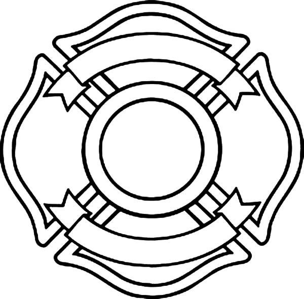 600x590 Blank Maltese Cross Coloring Pages Batch Coloring