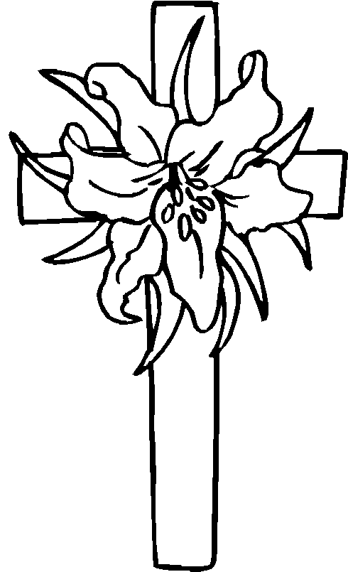 490x805 Cross Coloring Pages