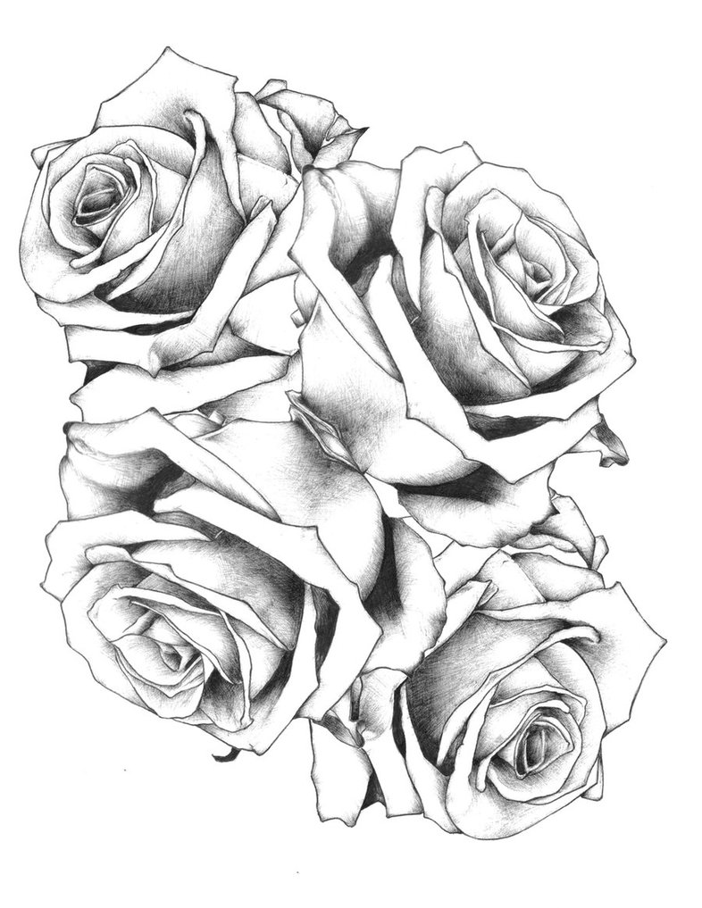 786x1017 Knumathise Rose Artwork Tattoo Images