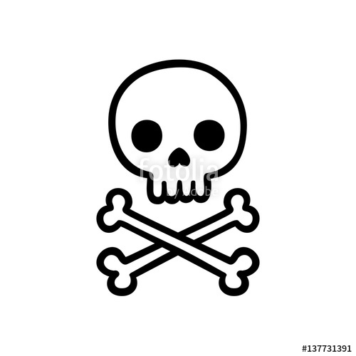 500x500 Skull And Crossbones Doodle Stock Image And Royalty Free Vector