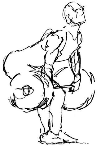 313x470 Image Result For Weightlifting Drawing Lusers