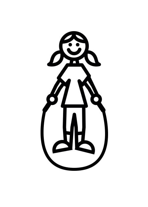 500x698 Stick Figure Family Sticker