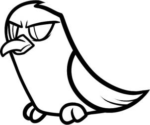 302x253 How To Draw How To Draw A Crow For Kids