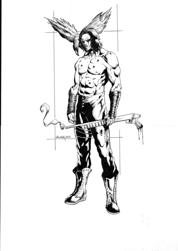 752x1063 The Crow By Rv1994 By Zeddero