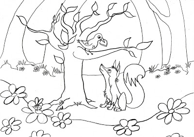 400x283 Rachael Smith Illustration The Fox And The Crow