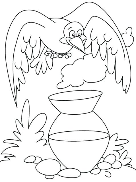 478x640 Crow Coloring Pictures Genesisar.co