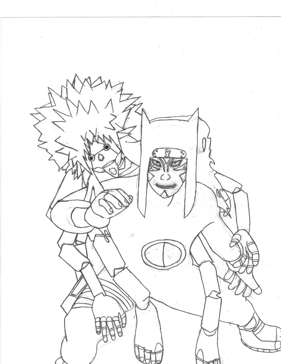 900x1165 Kankuro And Crow Line Art By Ryokushi