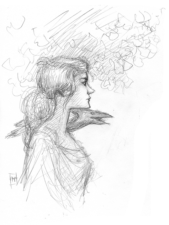 539x720 Crows That Space In Between