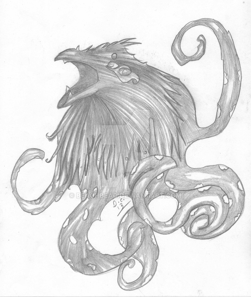 800x948 Crow Octopus By Beachbead