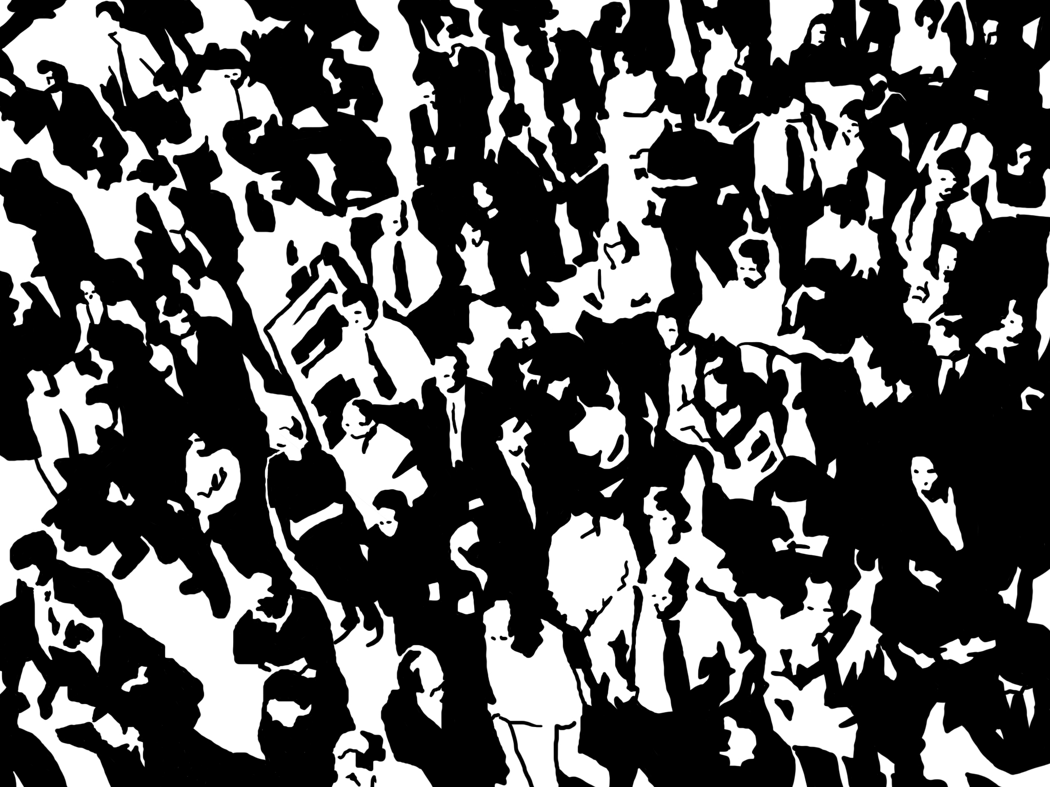 2048x1536 Crowd Everything Is Wild