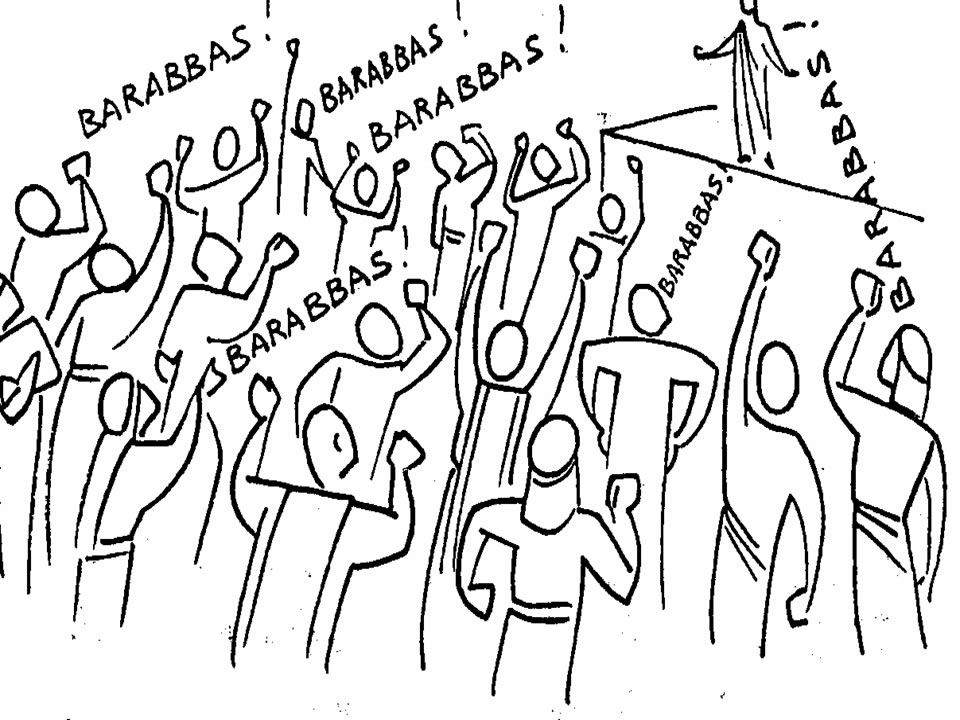 960x720 Palm Sunday Choosing Barabbas Catholic Moral Theology