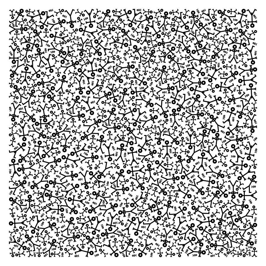 900x900 Crowd Icon Random Digital Art By Thisisnotme