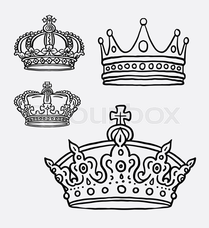 733x800 Crown, The King Symbol Hand Drawing. Good Use For Symbol, Logo