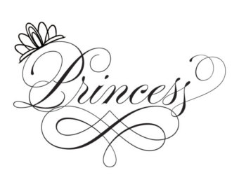 340x270 Drawn Princess Princess Crown