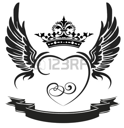 436x450 Crown Tattoo Stock Photos. Royalty Free Business Images