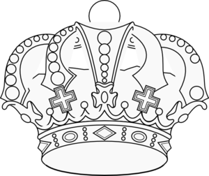 300x252 Crown Outline Clip Art