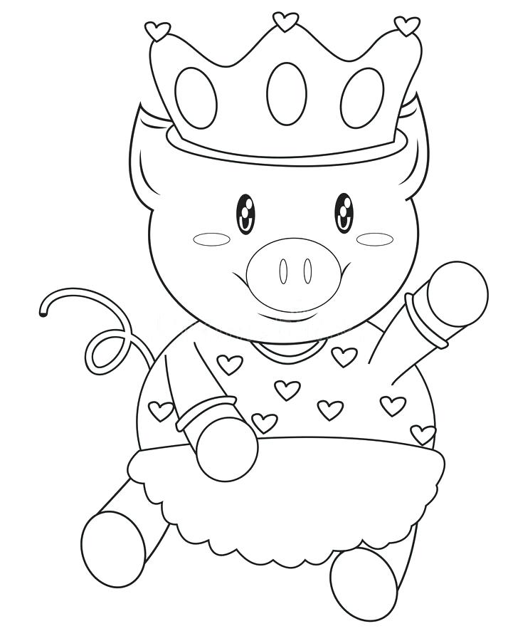 714x900 Entertaining Crown Coloring Page Image Vector Illustration Outline